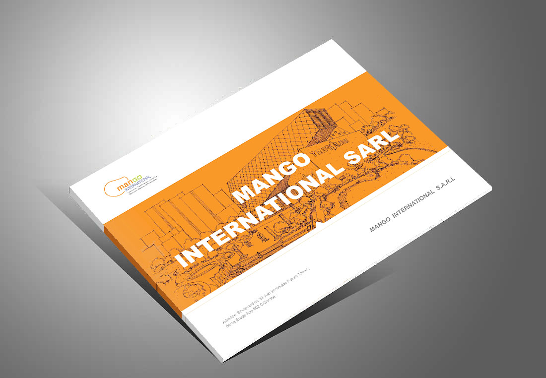 個性畫冊設(shè)計，非洲MANGO房地產(chǎn)公司畫冊-0