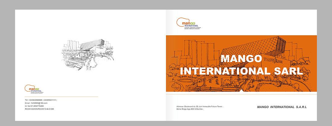 個性畫冊設(shè)計，非洲MANGO房地產(chǎn)公司畫冊-1